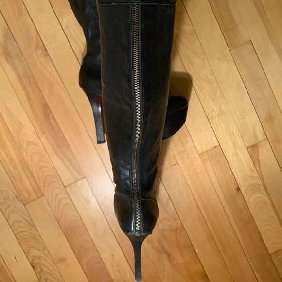 Jessica Simpson Tessie genuine leather knee-high platform boots - Picture 4 of 12